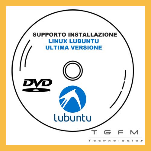 DVD Disco avviabile installazione | Linux Lubuntu | 32/64 bit | ultima versione disponibie ACCESSORIO SOLO DA TGFM TechnologiesSISTEMA_Linux, TIPO_dvd/cd