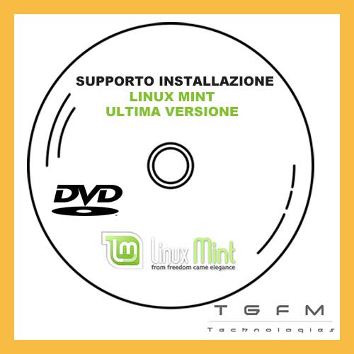 DVD Disco avviabile installazione | Linux Mint | 32/64 bit | ultima versione ACCESSORIO SOLO DA TGFM TechnologiesSISTEMA_Linux, TIPO_dvd/cd