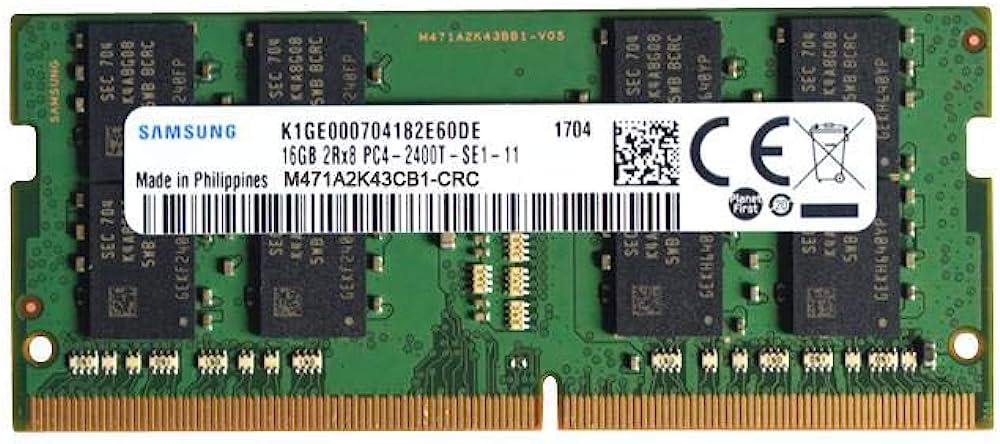 RAM DDR4 Samsung | PER PC NOTEBOOK | 16GB | DDR4-2400 | 2400Mhz | SODIMM ACCESSORIO SOLO DA TGFM Technologies