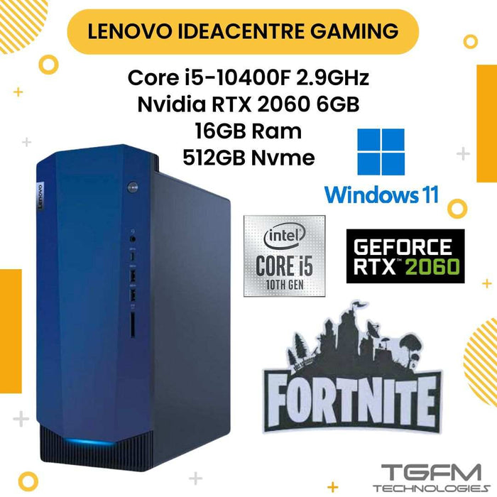 Lenovo ideacentre Gaming 90N9 | Core i5 10^gen. | 16 GB ram | 512 GB SSD | Nvidia RTX 2060| Pc Desktop Ricondizionato