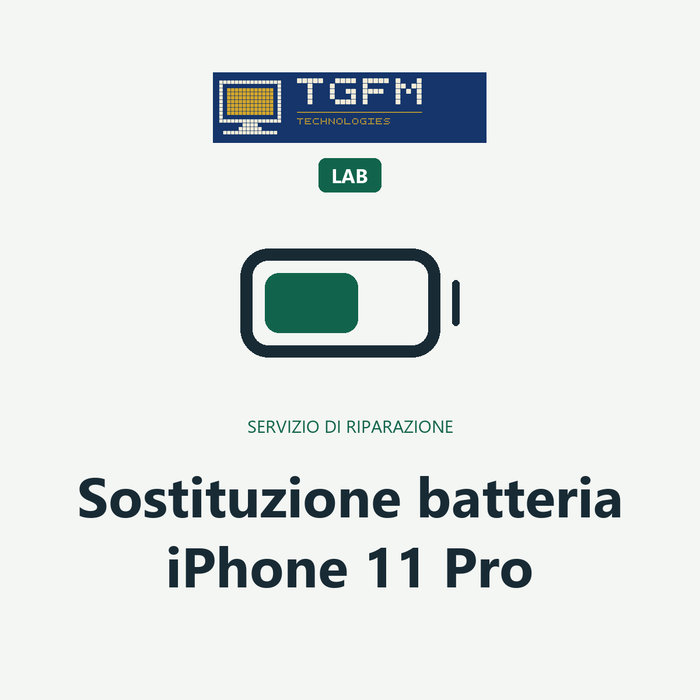 Sostituzione batteria iPhone 11 Pro